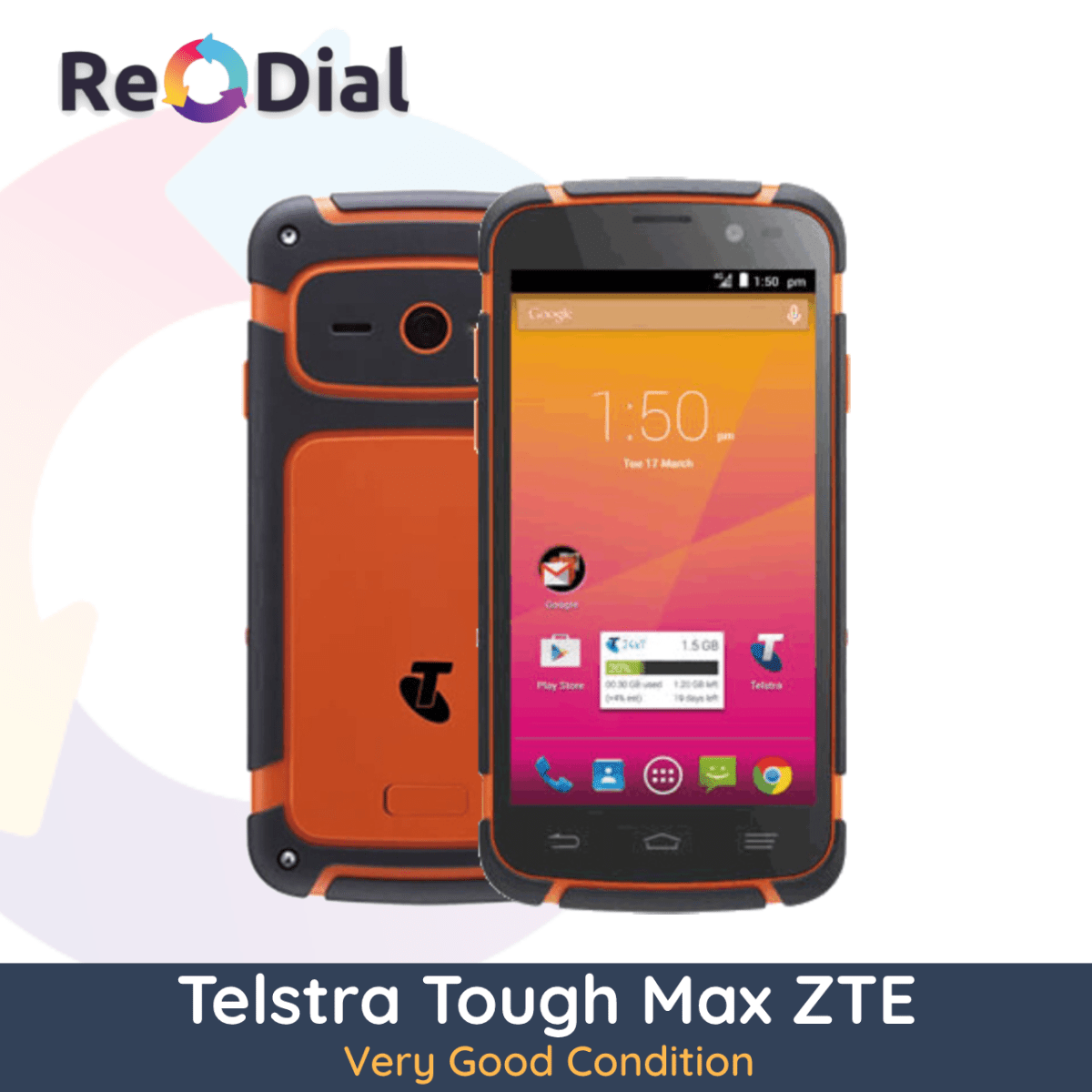 Telstra Tough Max ZTE T84 - Very Good Condition - ReDial Telstra Tough Max ZTE T84 - Very Good Condition - ReDial